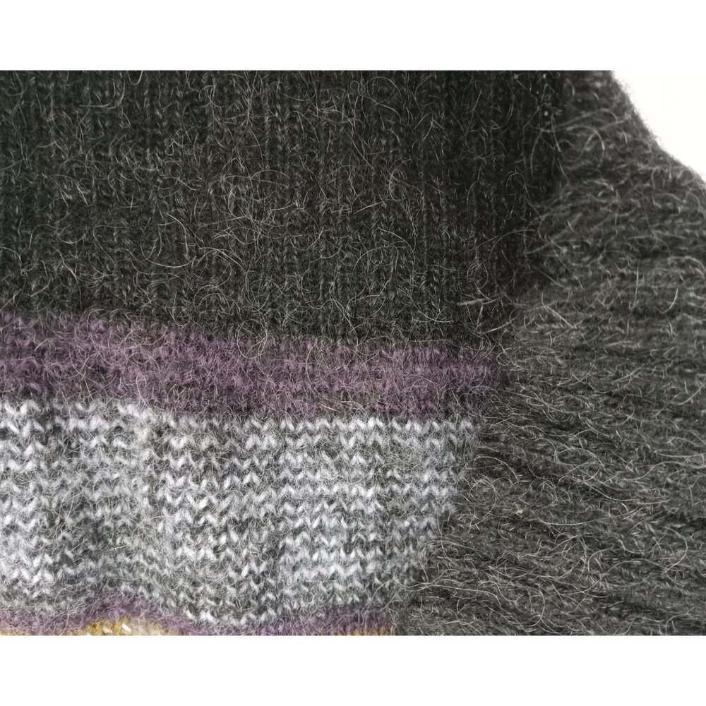 Vintage ICE-AME INC. Wool Nordic Wool Eagle Sweater Size M Fall Colors - Picture 10 of 10